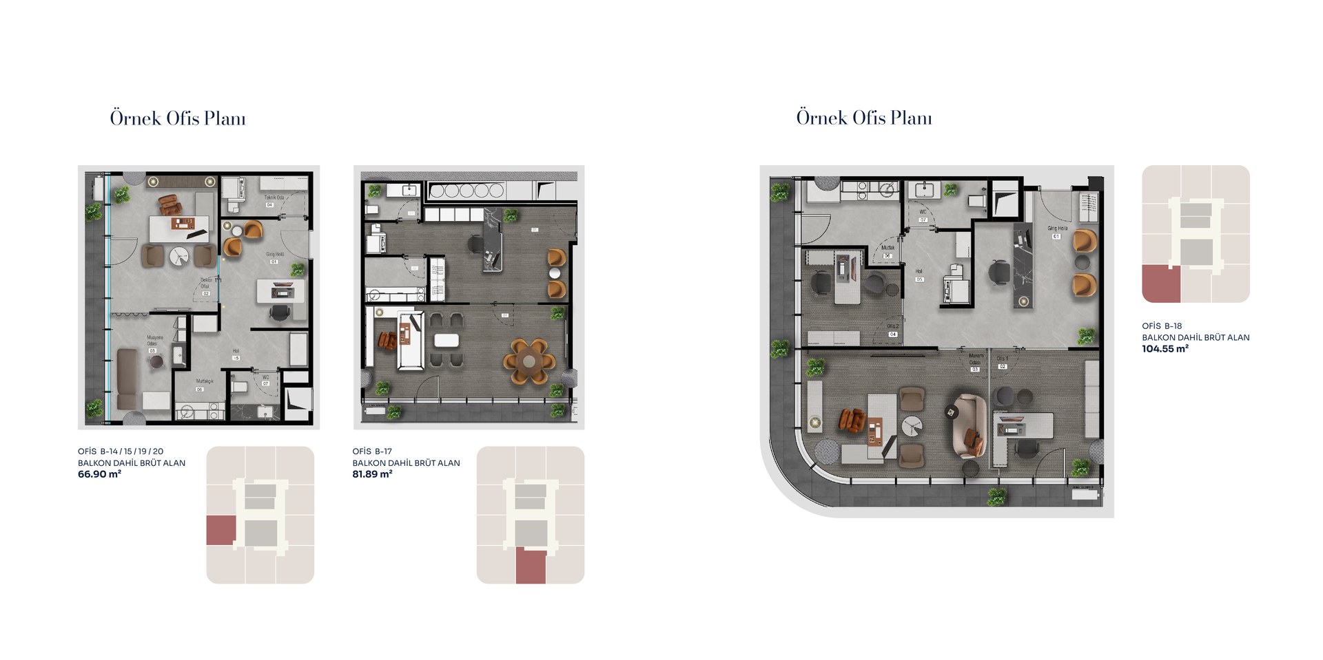 Örnek Ofis Planları II